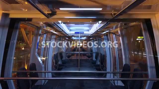 Train at Doha airport, Qatar